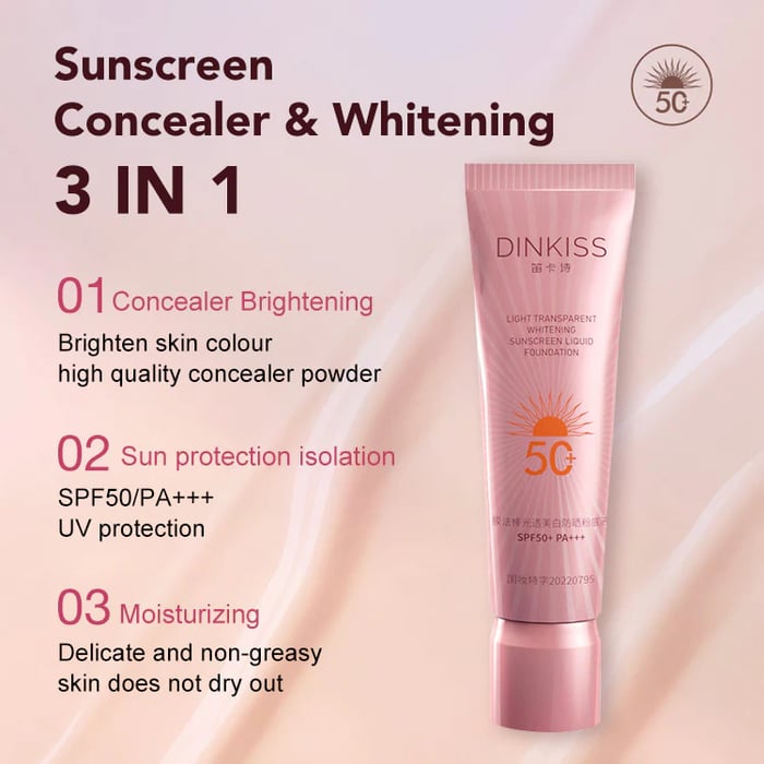 3 in 1 Whitening Sunscreen Foundation