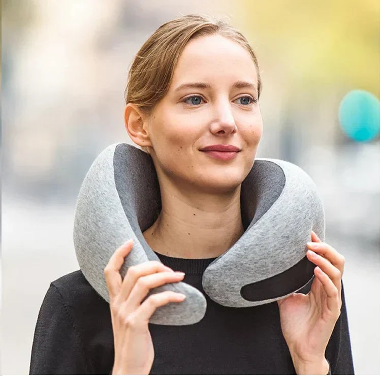 3-in-1™ Travel Set | Ostrich pillow + eye mask for sleeping + earplugs